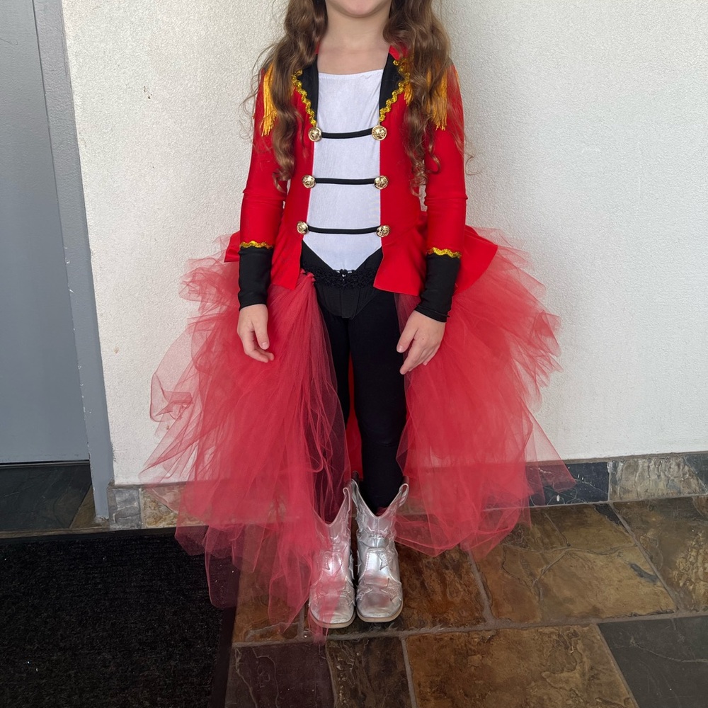 Kids Ringmaster Costume - Red and Black